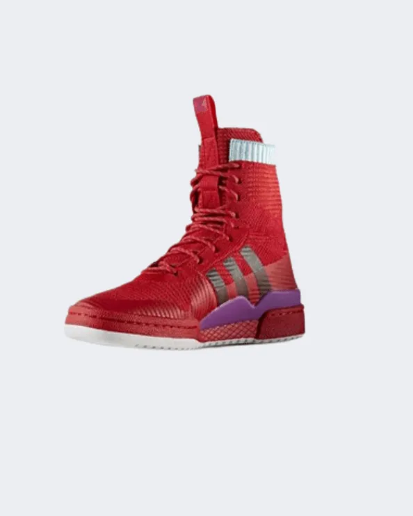 Adidas Forum Primeknit Men Original Shoes Red Bz0645