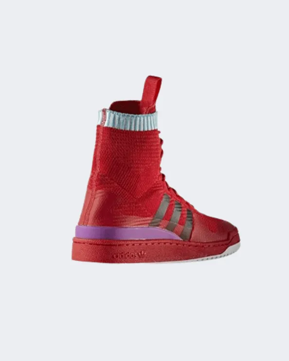 Adidas Forum Primeknit Men Original Shoes Red Bz0645