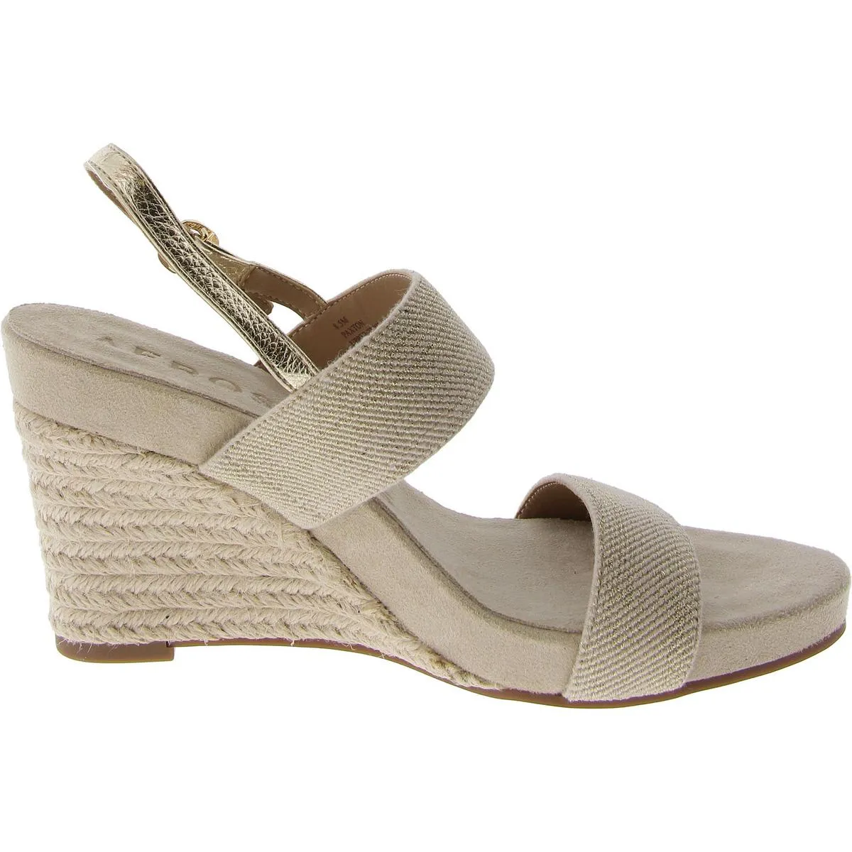 Aerosoles Womens Paxton Buckle Wedge Espadrilles