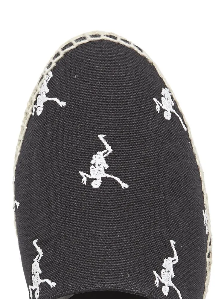 Alexander McQueen Dancing Skeleton Espadrilles