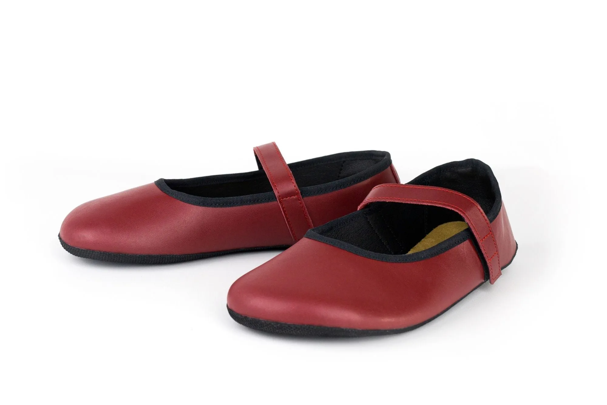 Ananda Barefoot Dress shoes - Burgundy