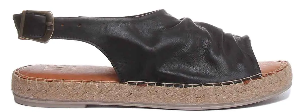 Annabelle Back Strap Sandal In Black