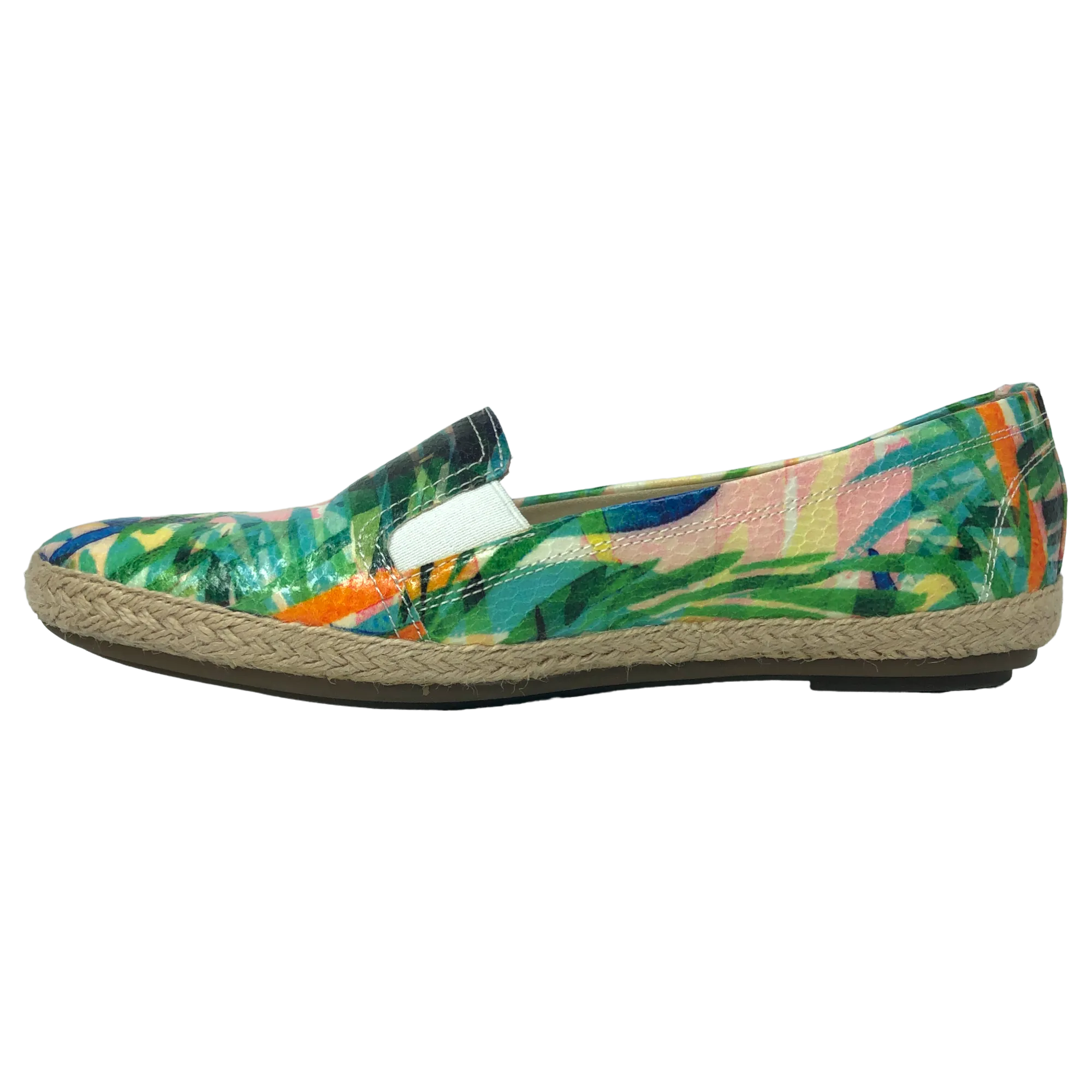 Anne Klein Multicolor Bamboo Stefana Espadrilles - Size 7.5 - Women