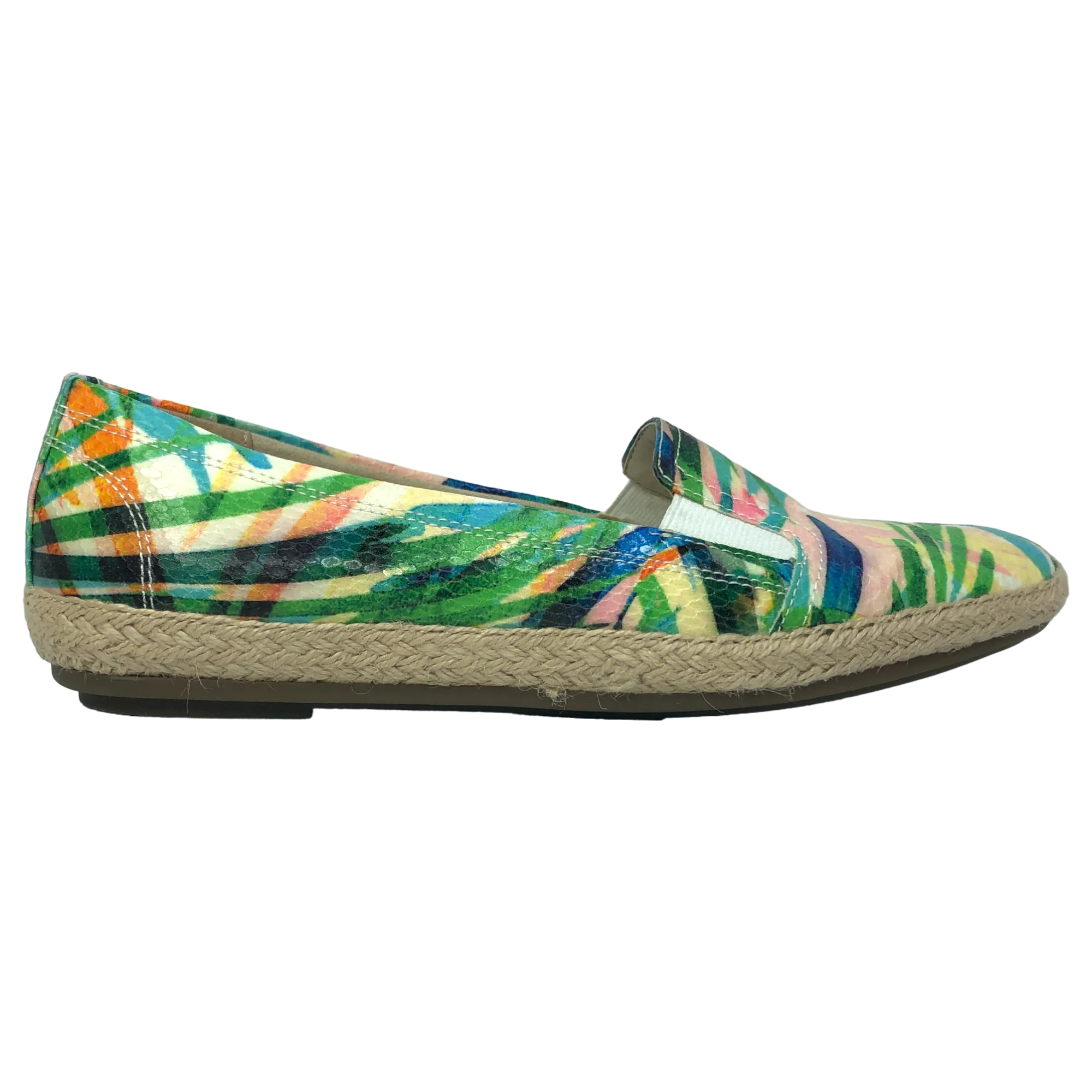Anne Klein Multicolor Bamboo Stefana Espadrilles - Size 7.5 - Women