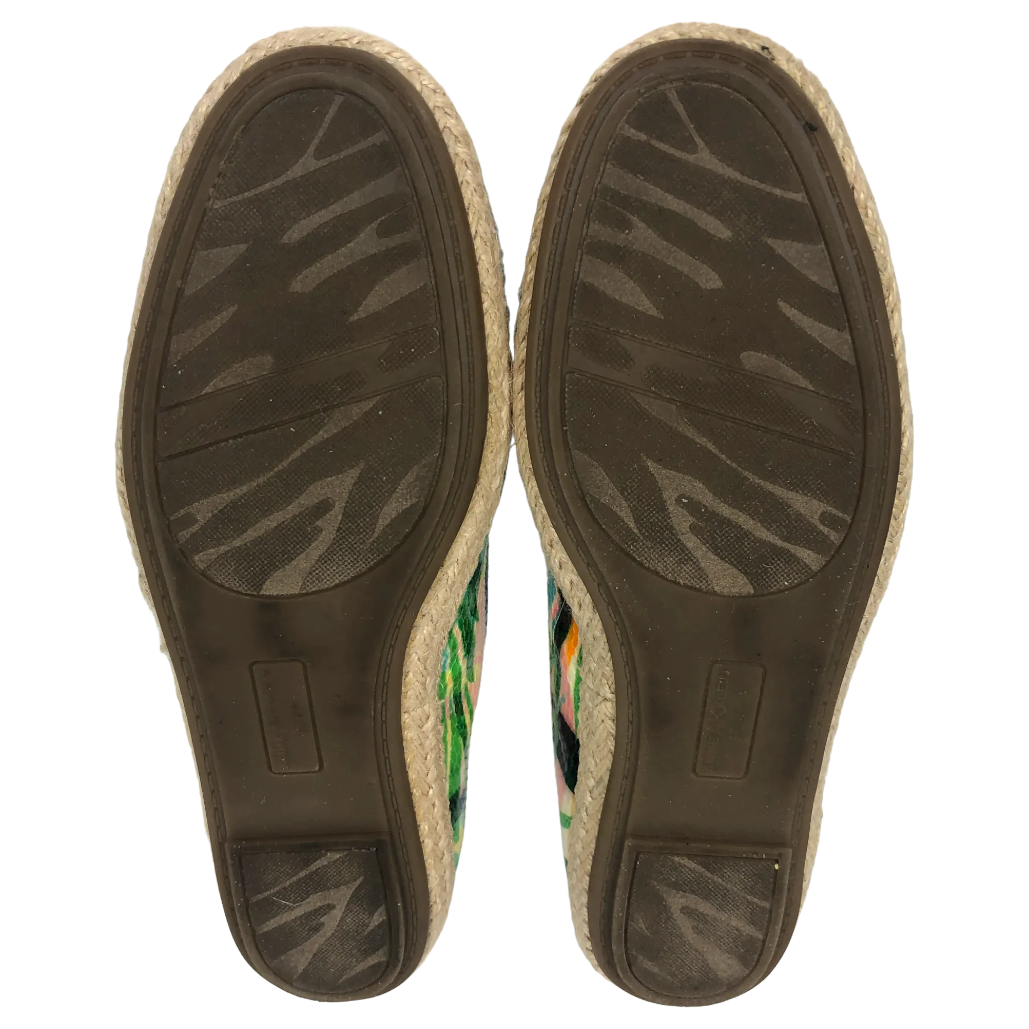 Anne Klein Multicolor Bamboo Stefana Espadrilles - Size 7.5 - Women