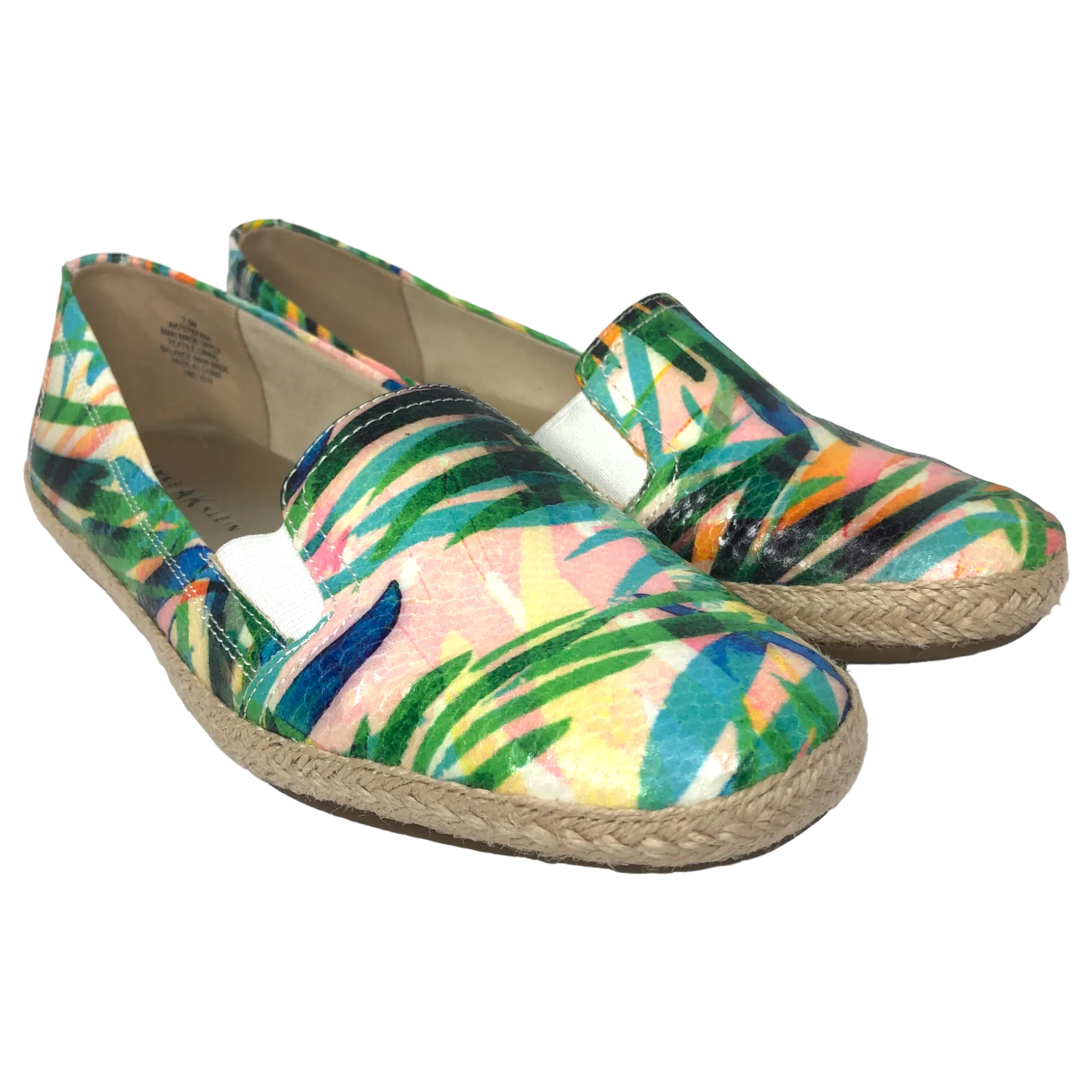 Anne Klein Multicolor Bamboo Stefana Espadrilles - Size 7.5 - Women