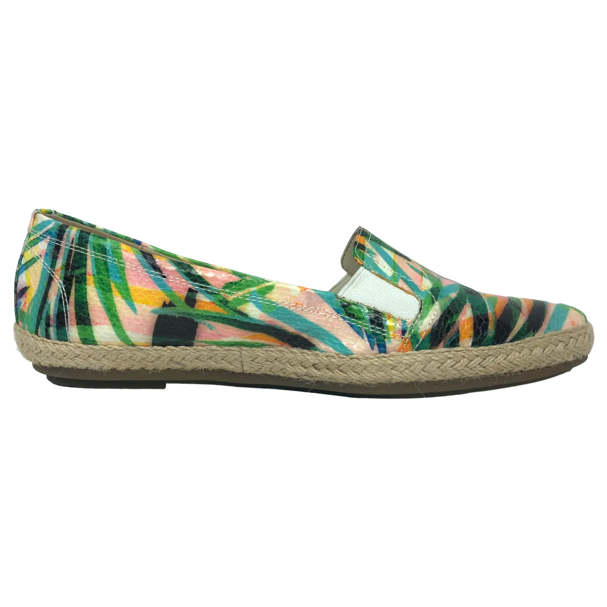 Anne Klein Multicolor Bamboo Stefana Espadrilles - Size 7.5 - Women