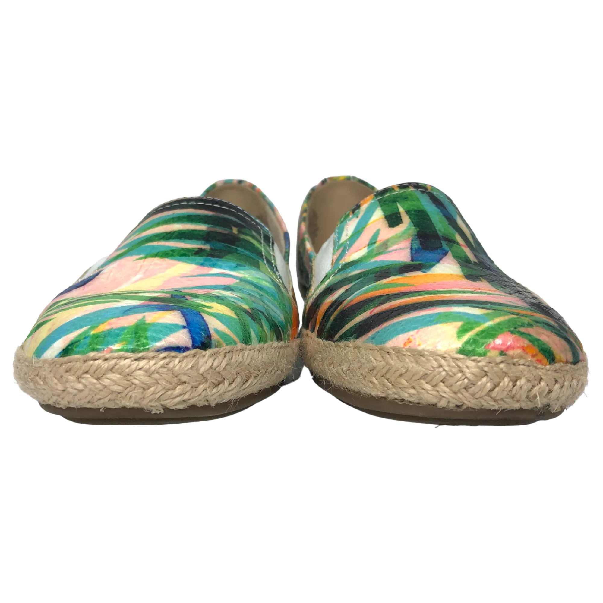Anne Klein Multicolor Bamboo Stefana Espadrilles - Size 7.5 - Women