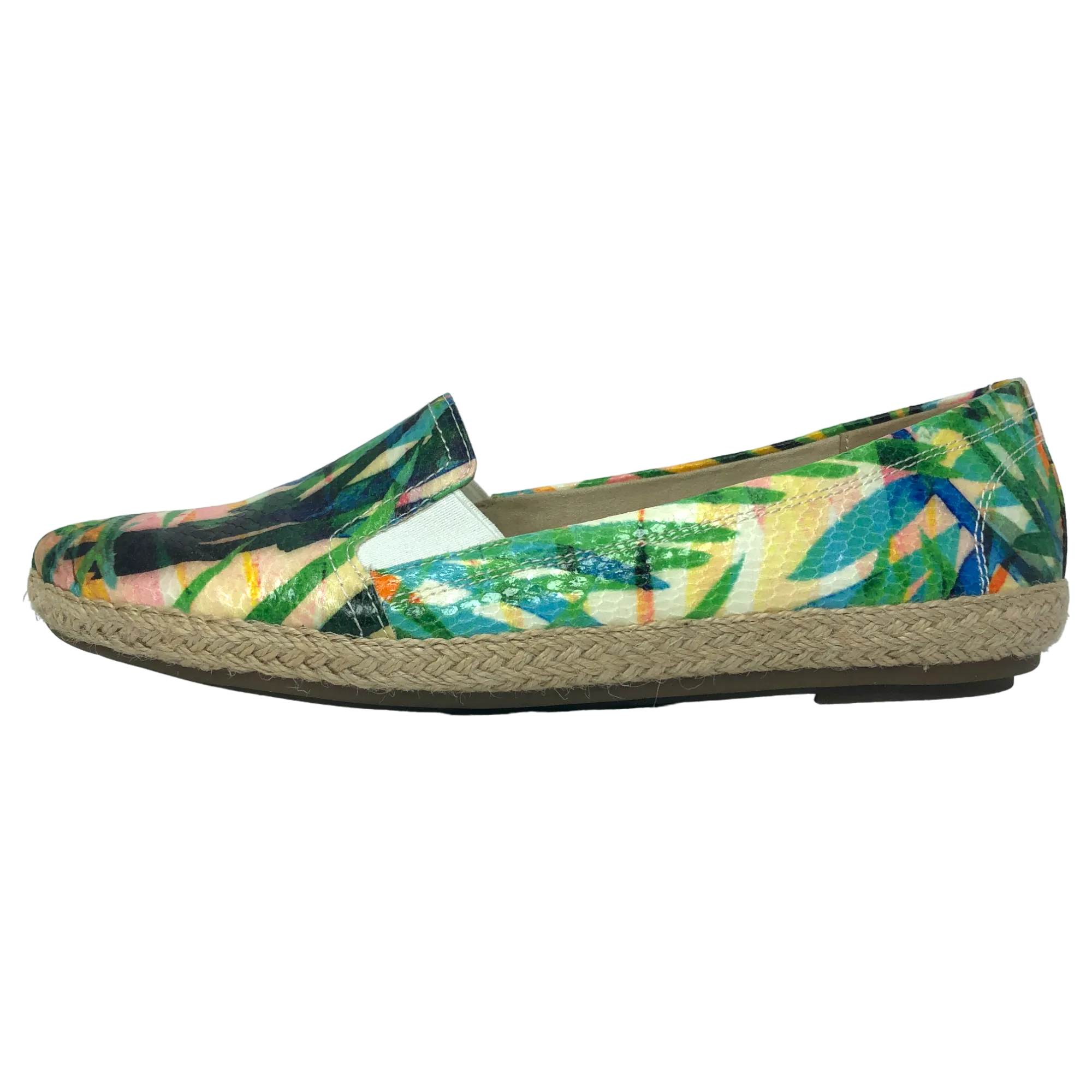 Anne Klein Multicolor Bamboo Stefana Espadrilles - Size 7.5 - Women