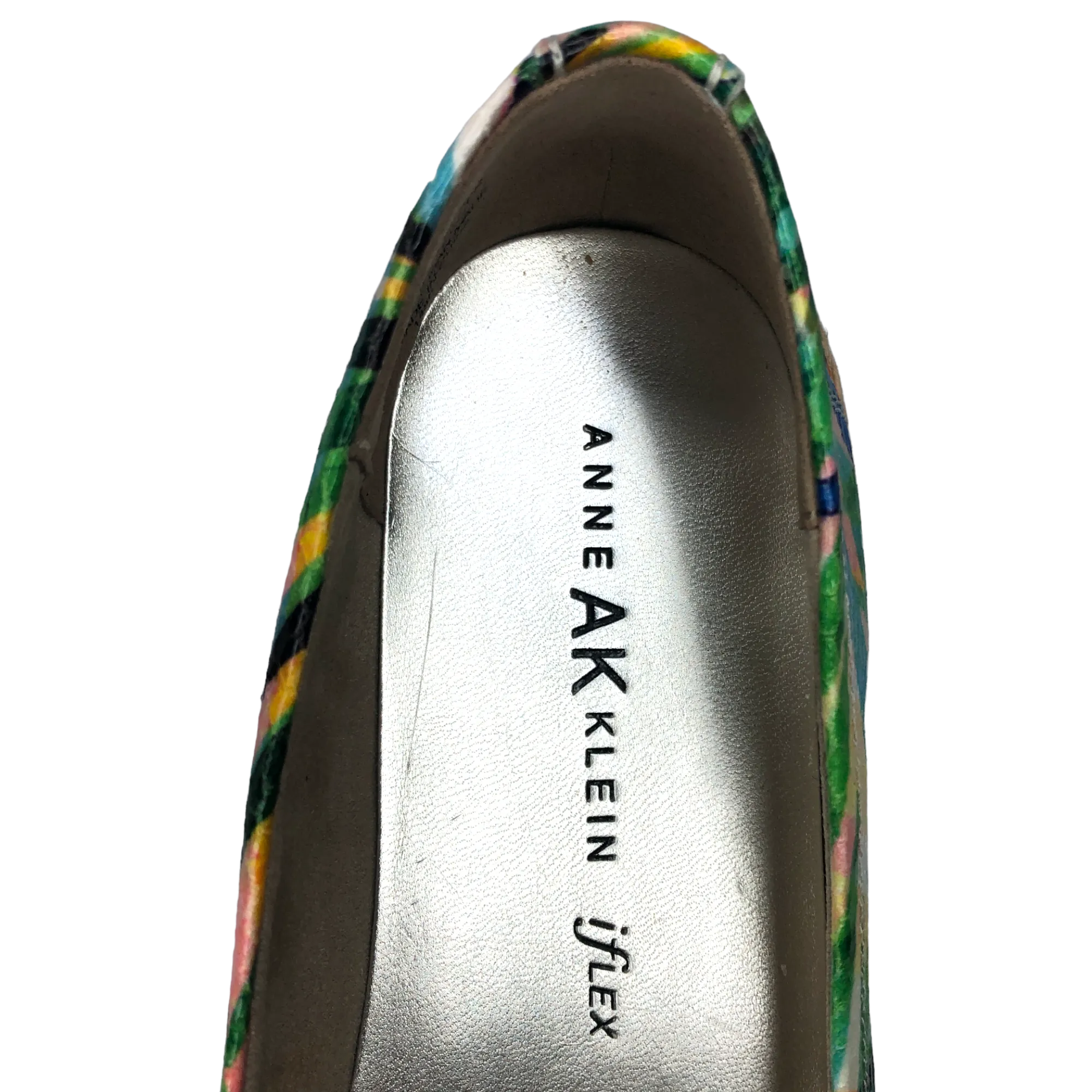 Anne Klein Multicolor Bamboo Stefana Espadrilles - Size 7.5 - Women
