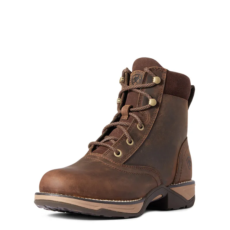 'Ariat' Women's Anthem Round Soft Toe - Distressed Brown