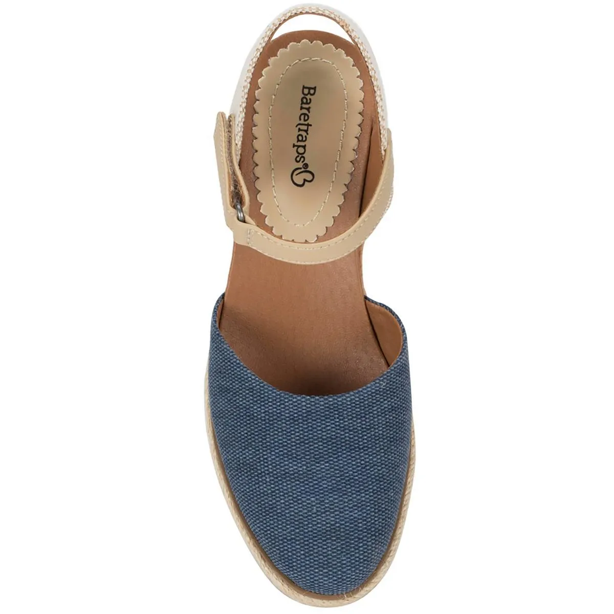 Baretraps Womens Ocean Cork Ankle Strap Espadrilles