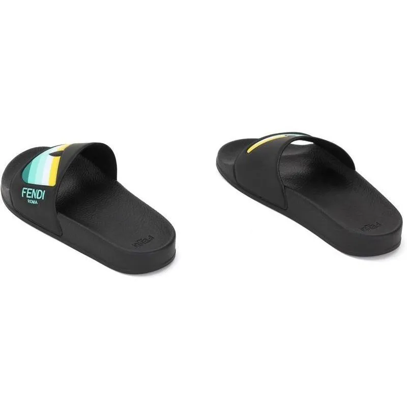 Black Eye Slide Sandals