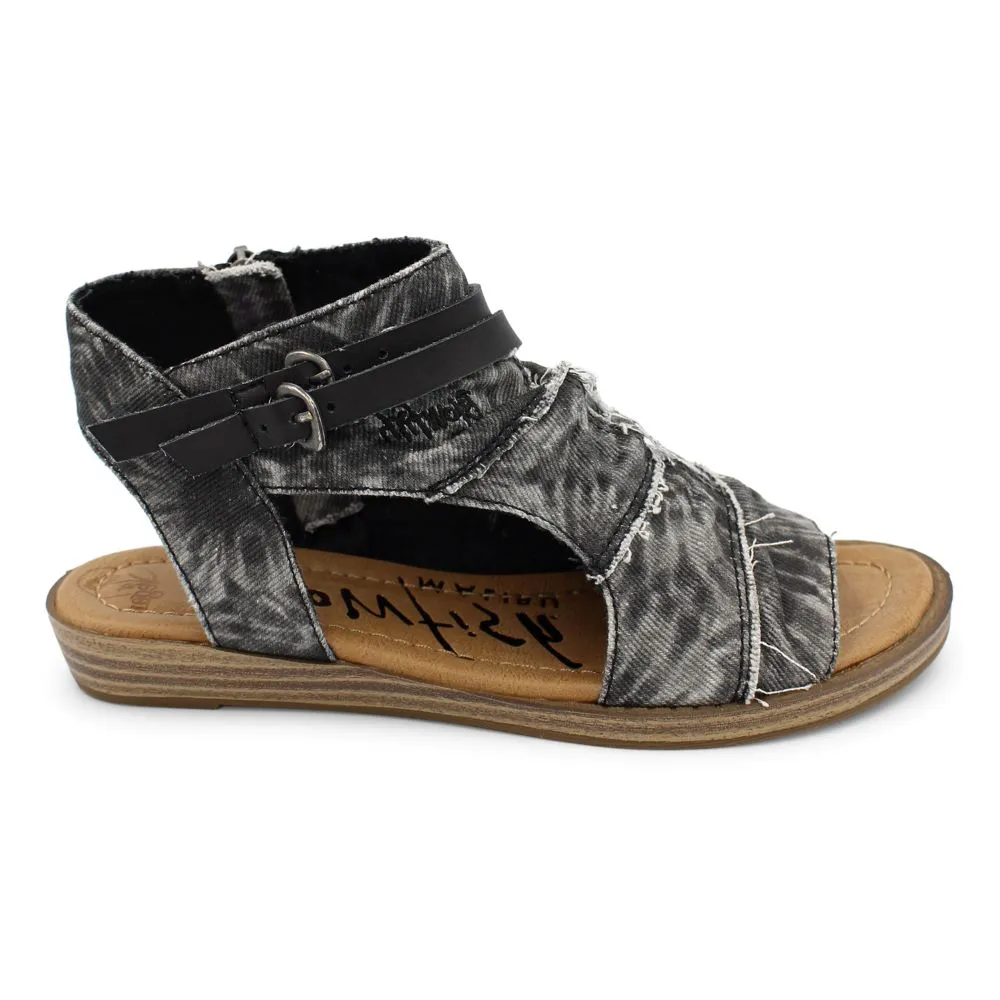 'Blowfish Malibu' Women's Beauty Sandal - Black Tie Dye