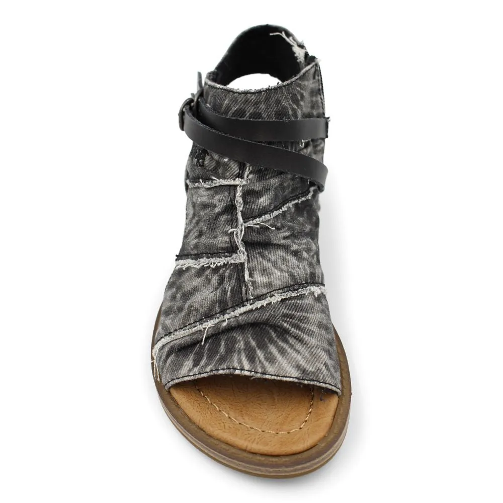 'Blowfish Malibu' Women's Beauty Sandal - Black Tie Dye
