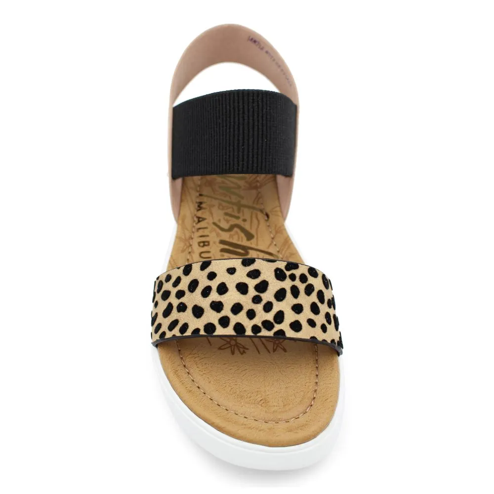 'Blowfish Malibu' Women's Tia Sandal - Sand Pixie Leopard