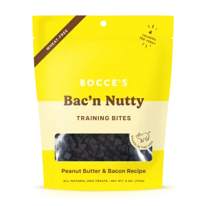 Bocce's Bakery Bac N Nutty Training Bites 6-oz, Dog Treat