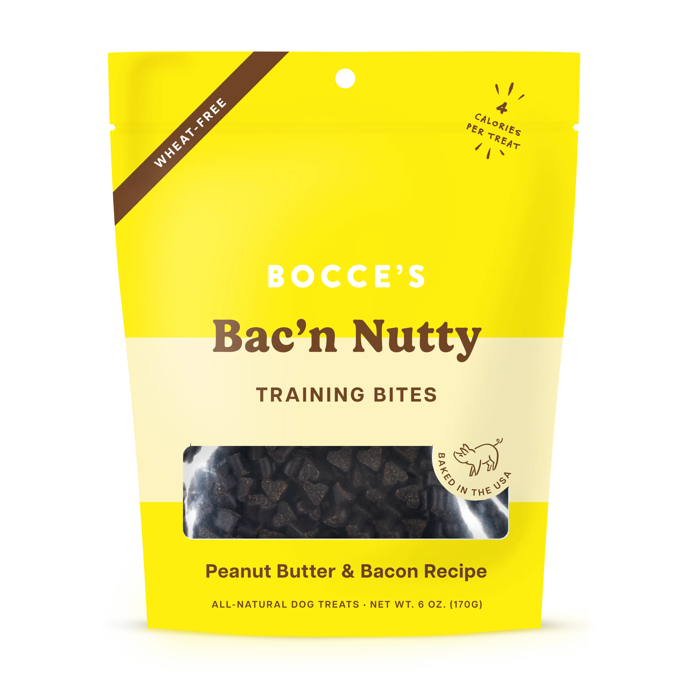 Bocce's Bakery Bac N Nutty Training Bites 6-oz, Dog Treat