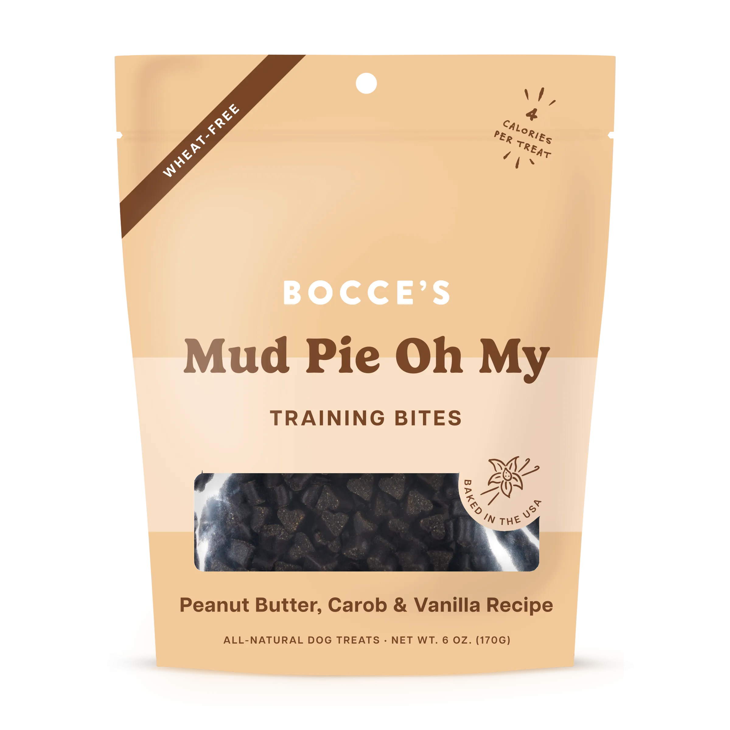 Bocce's Bakery Mud Pie Oh My Training Bites 6-oz, Dog Treat