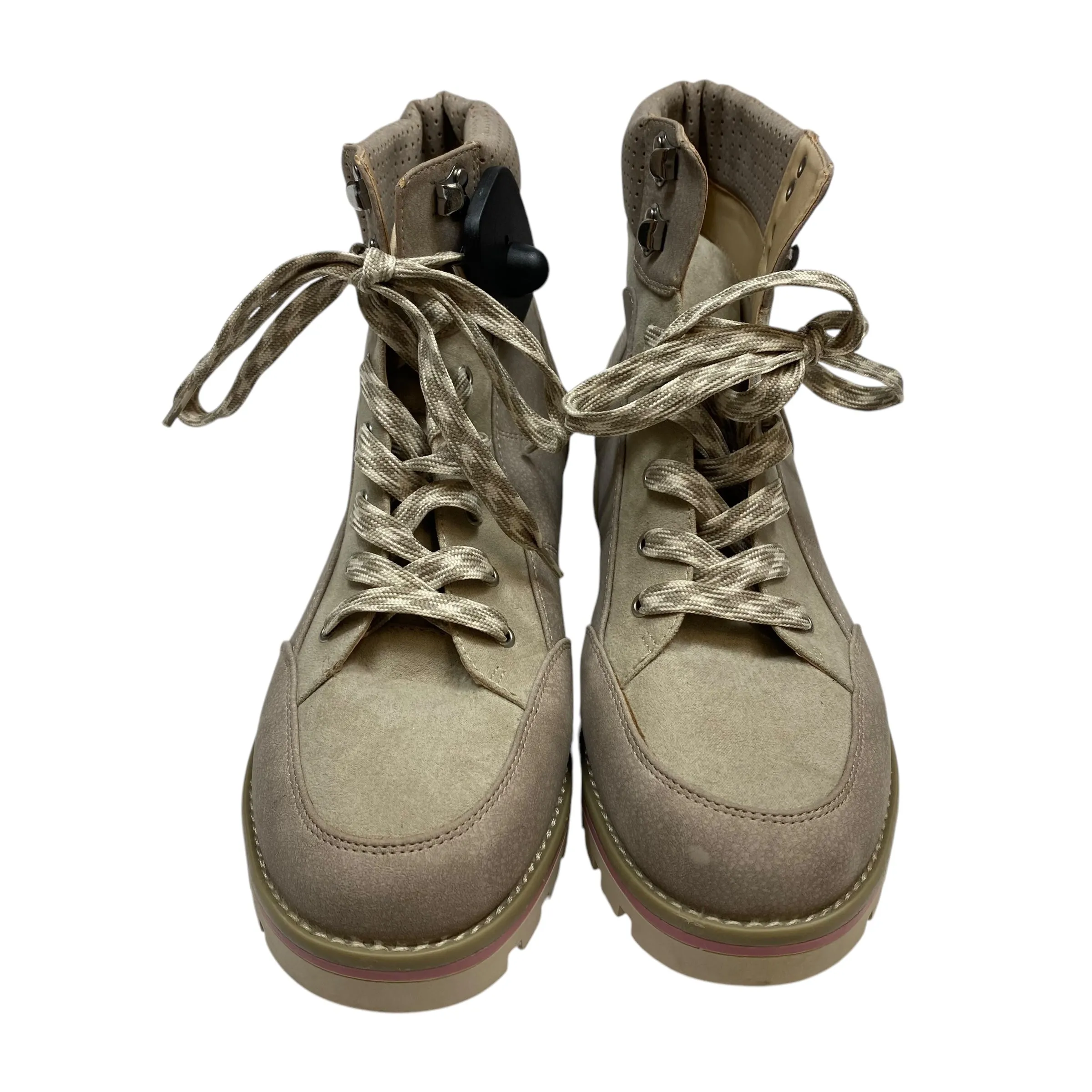 Boots Hiking By Sole Society In Taupe, Size: 9.5