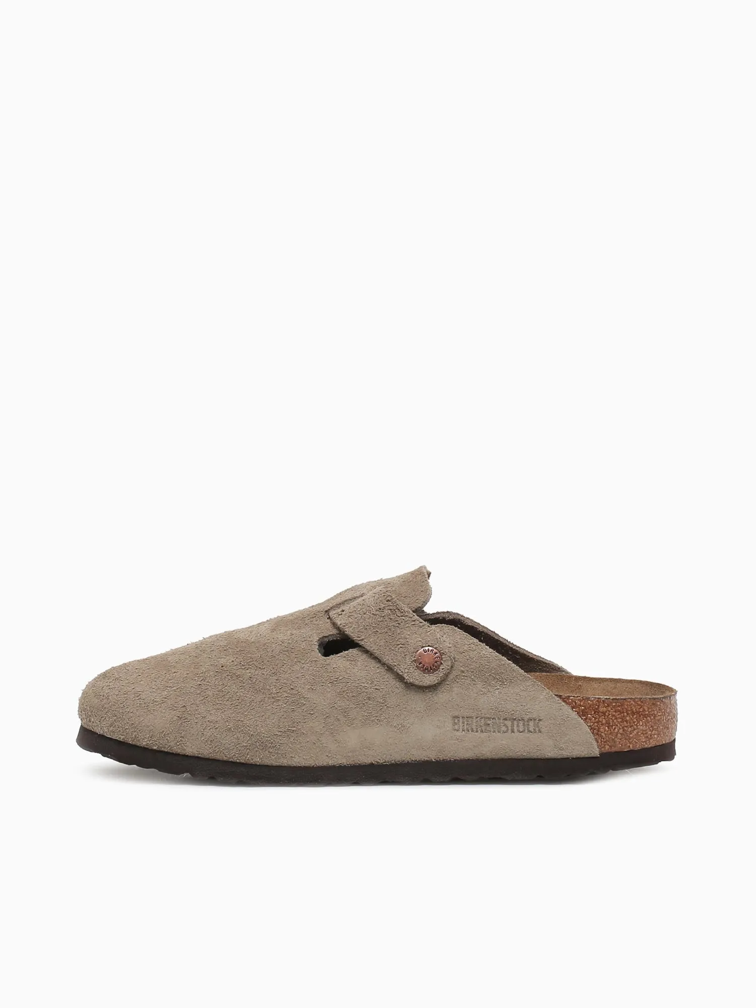 Boston Soft Footbed  Taupe Suede