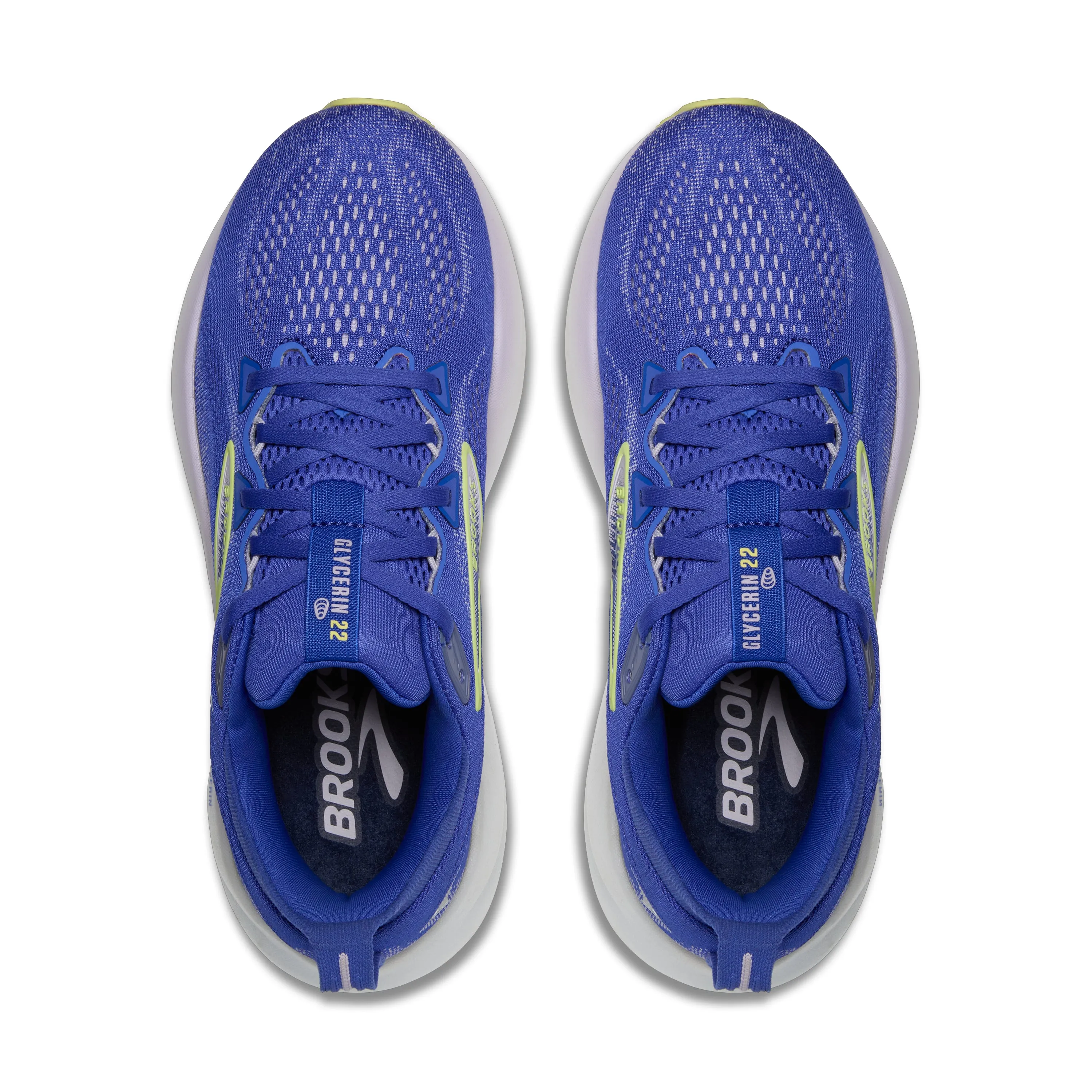 Brooks | Glycerin 22 | Women's | Amparo Blue/Hyper Iris/Yellow