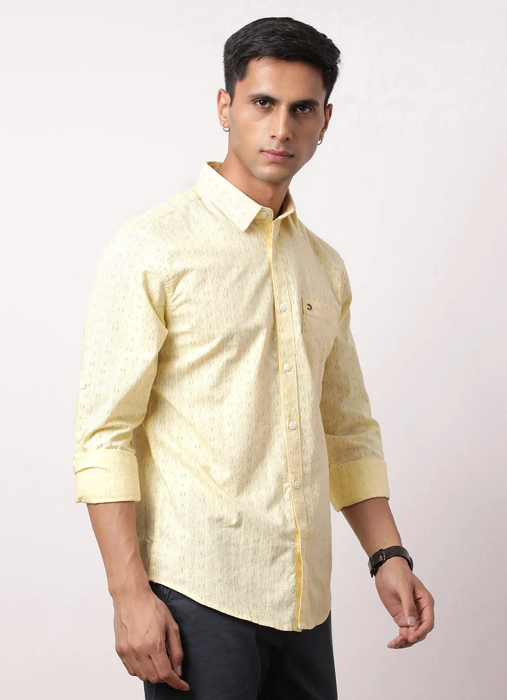 Cheerful Yellow Stripes