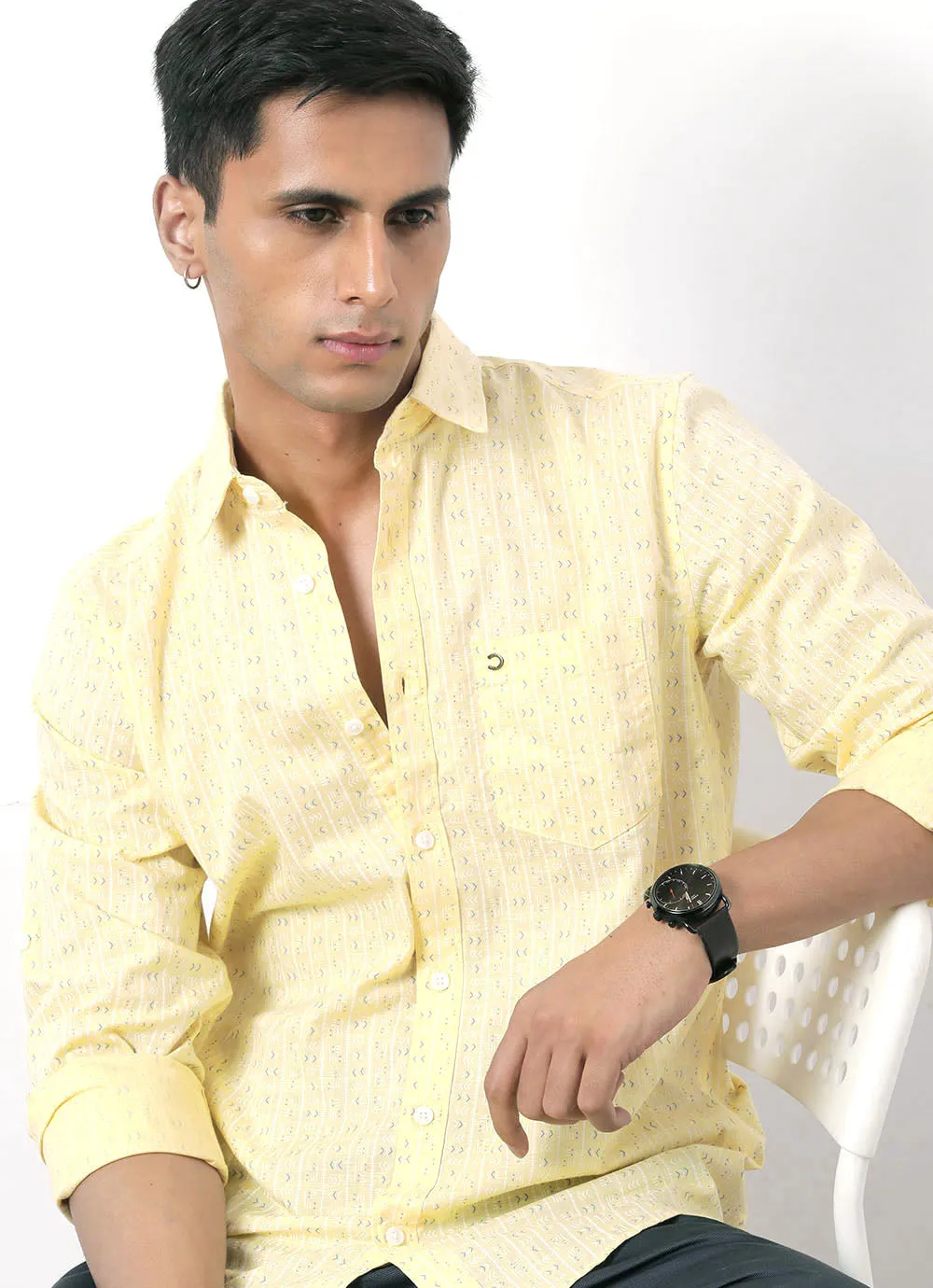 Cheerful Yellow Stripes