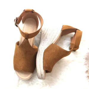 Cityclassified Suede Perforated Espadrilles- Size 8.5