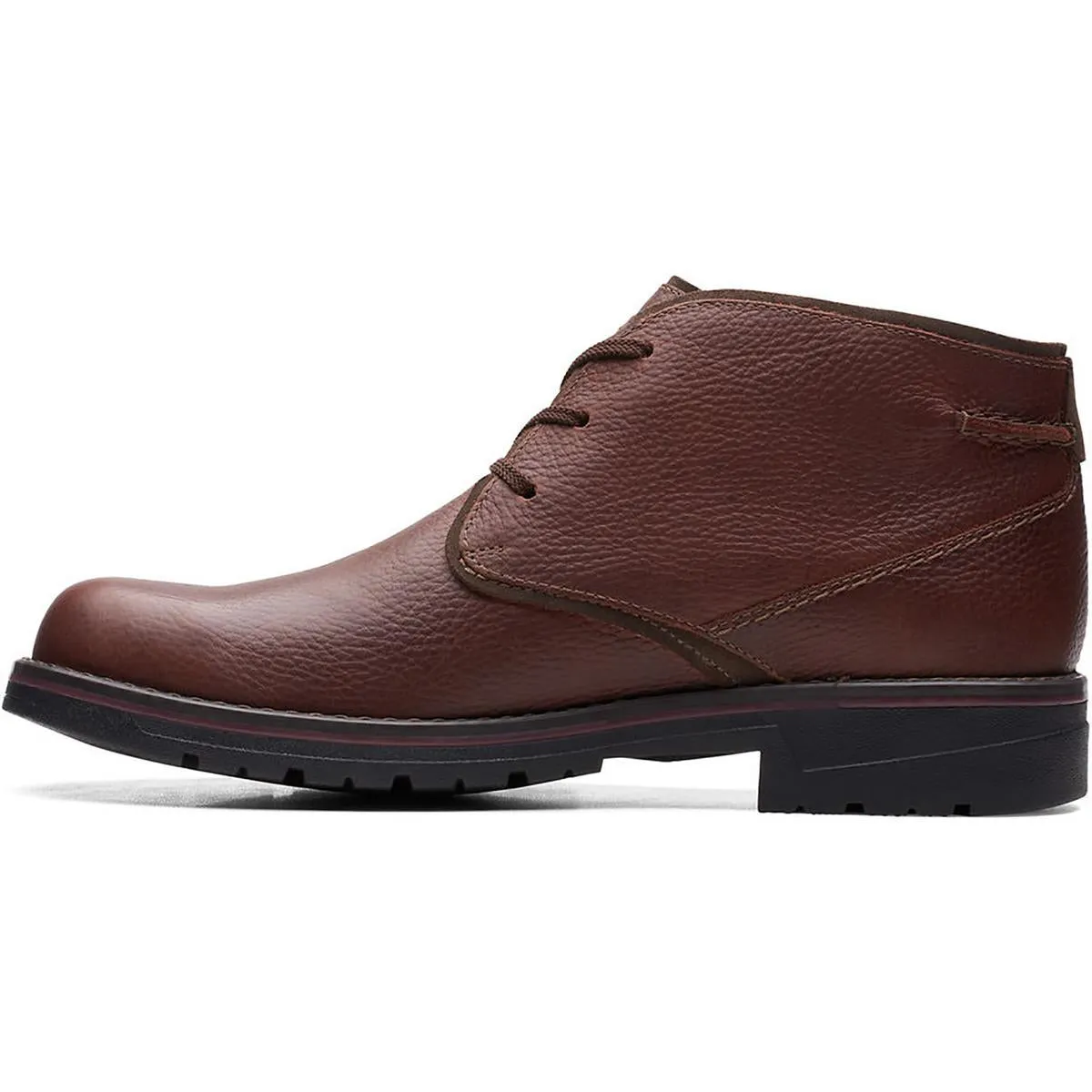 Clarks Mens Morris Peak Leather Outdoor Hiking Boots