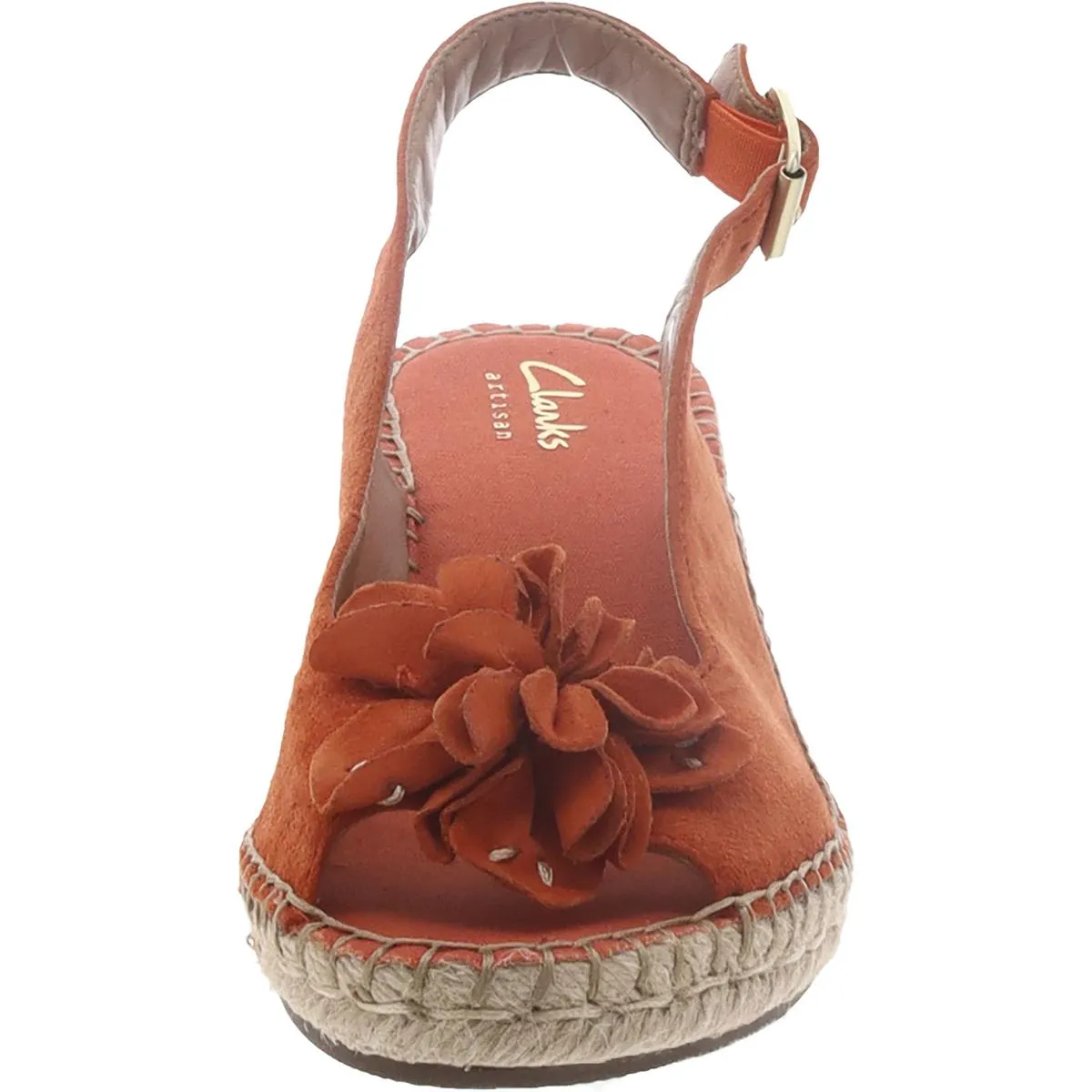 Clarks Womens Petrina Bianca Applique Espadrilles