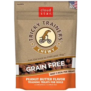 Cloud Star Grain Free Chewy Tricky Trainers Peanut Butter