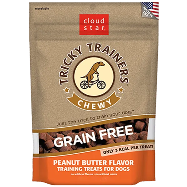 Cloud Star Grain Free Chewy Tricky Trainers Peanut Butter