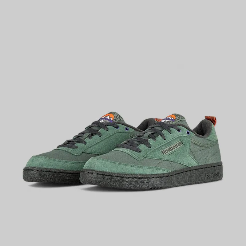 Club C 85 - Green/Grey/Orange