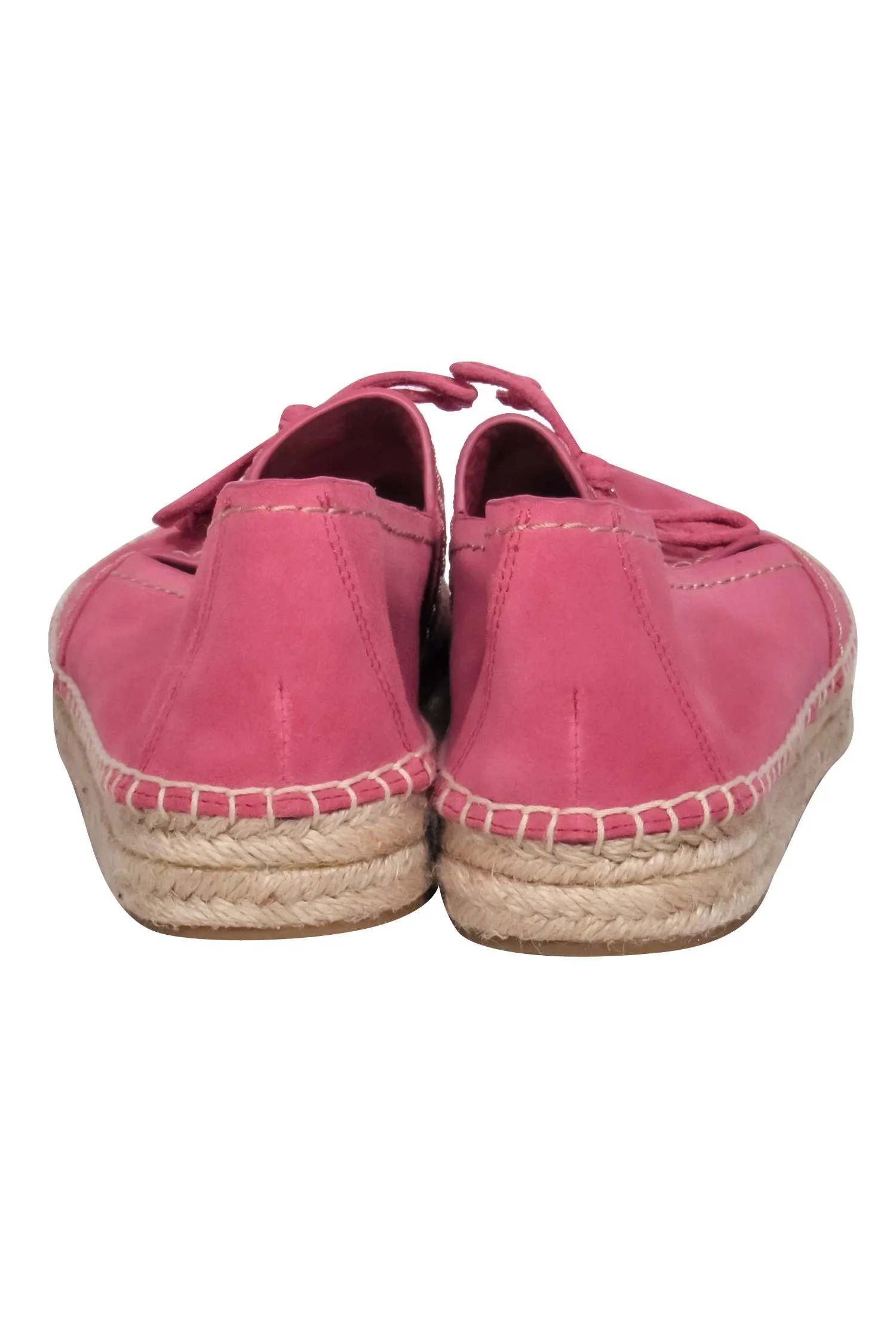Coach - Pink Suede Espadrilles Sz 7.5