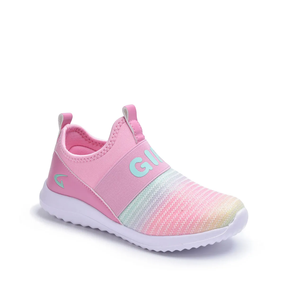 Cutee Girl Sneakers Slip-On Kids Shoes for Girls, Toddler and Big Kids, 10-4