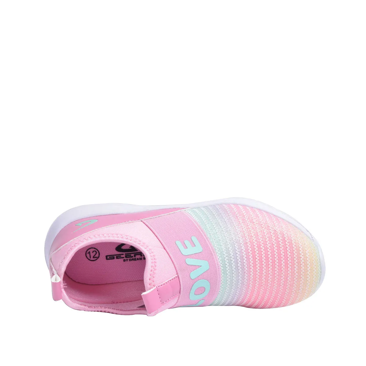 Cutee Girl Sneakers Slip-On Kids Shoes for Girls, Toddler and Big Kids, 10-4
