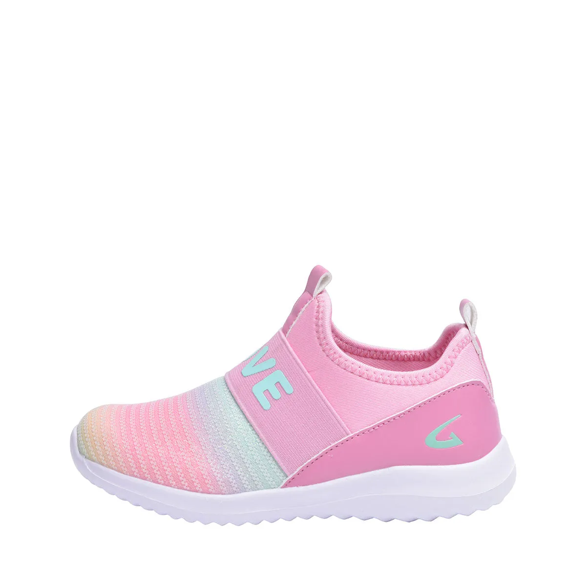 Cutee Girl Sneakers Slip-On Kids Shoes for Girls, Toddler and Big Kids, 10-4