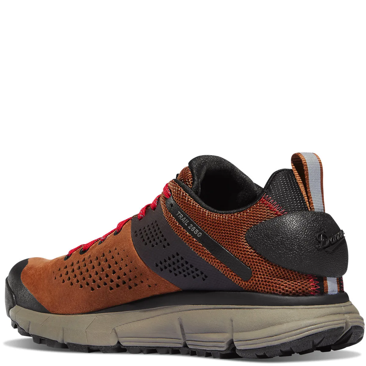 Danner Men's Trail 2650 Brown & Red Hiking Shoes 61272