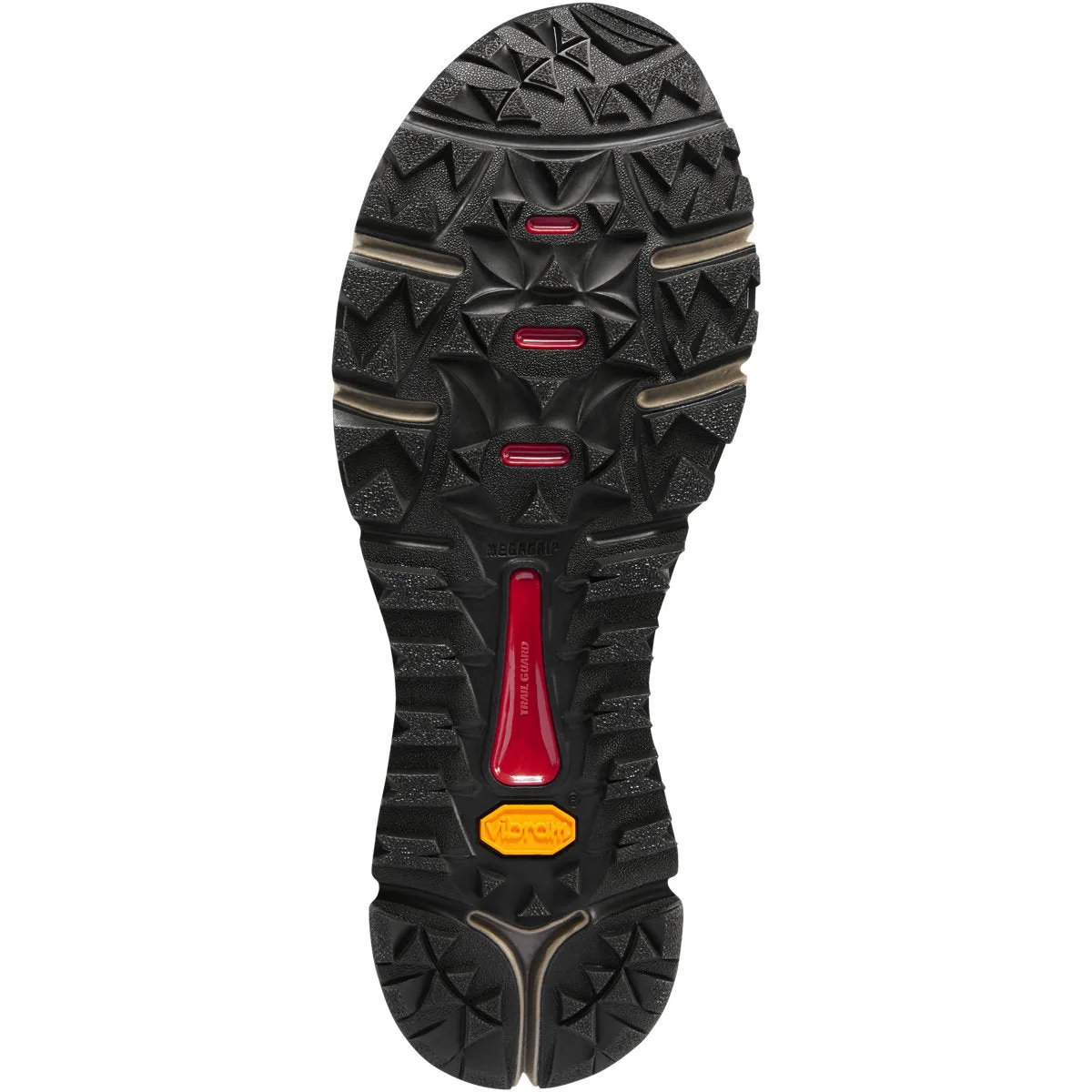 Danner Men's Trail 2650 Brown & Red Hiking Shoes 61272
