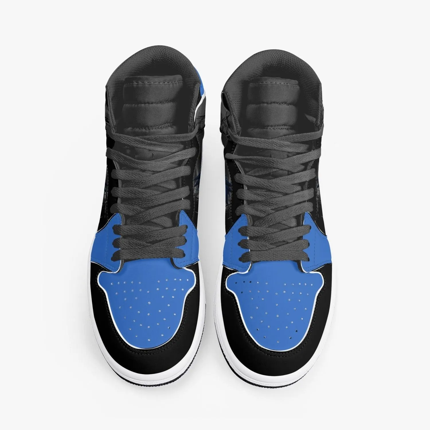 Death Note L Blue-Black JD1 Mid Anime Shoes