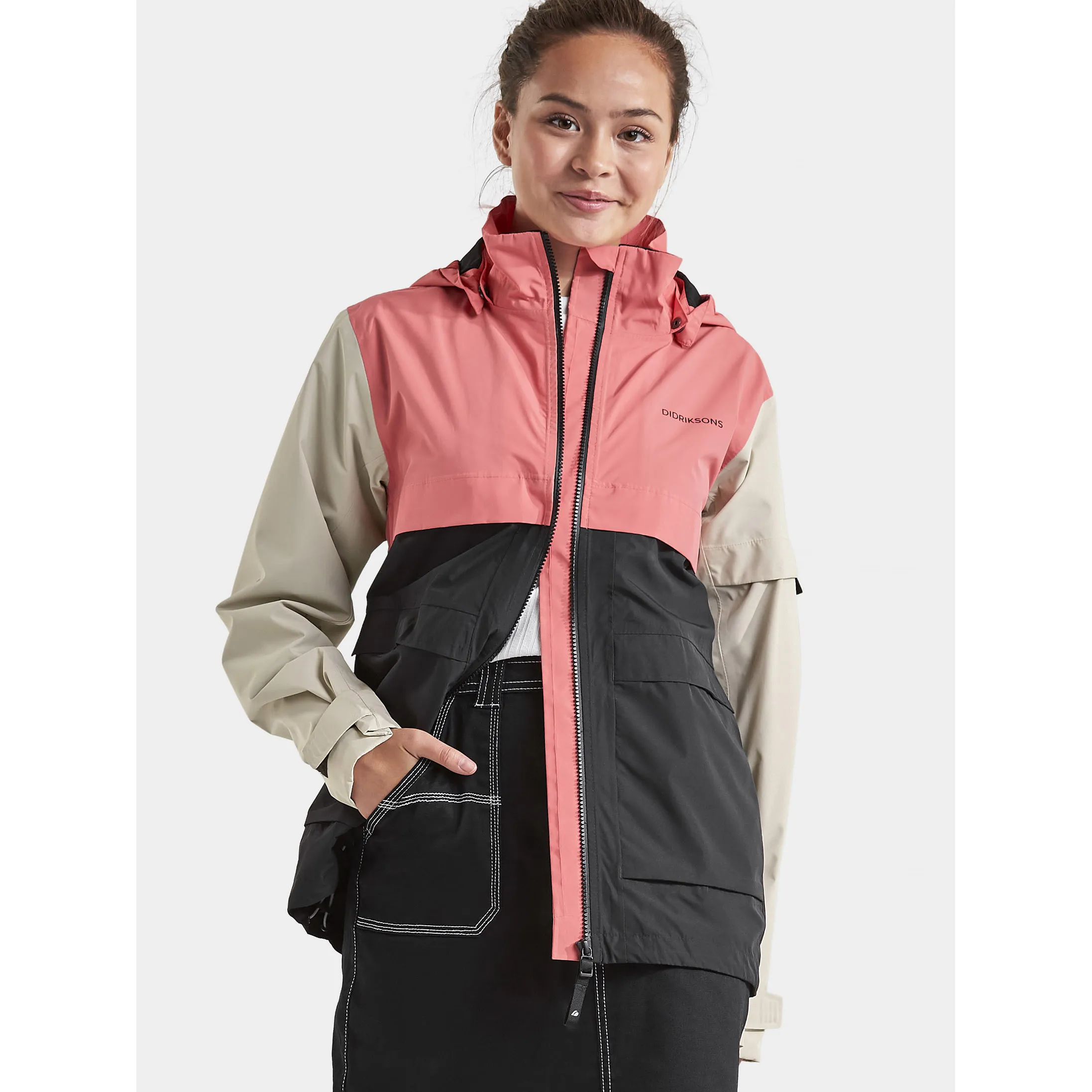 Didriksons Bates Youth Jacket Soft Rose | Buy Didriksons Bates Youth Jacket Soft Rose here | Outnorth
