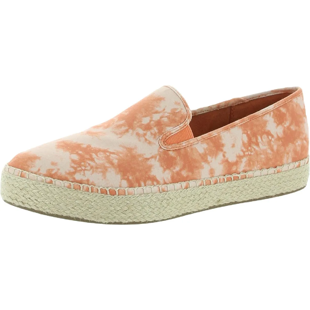 Dr. Scholl's Shoes Womens Far Out Faux Suede Slip On Espadrilles