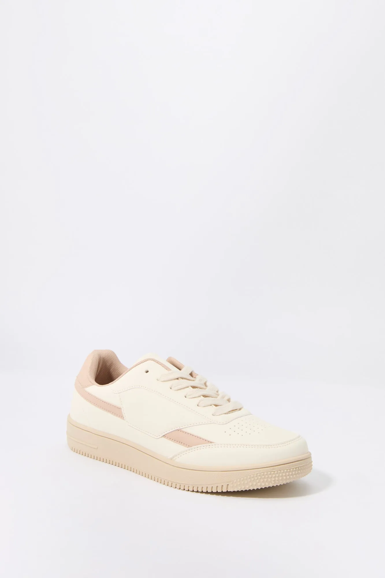 Espadrilles lacées avec blocs de couleurs