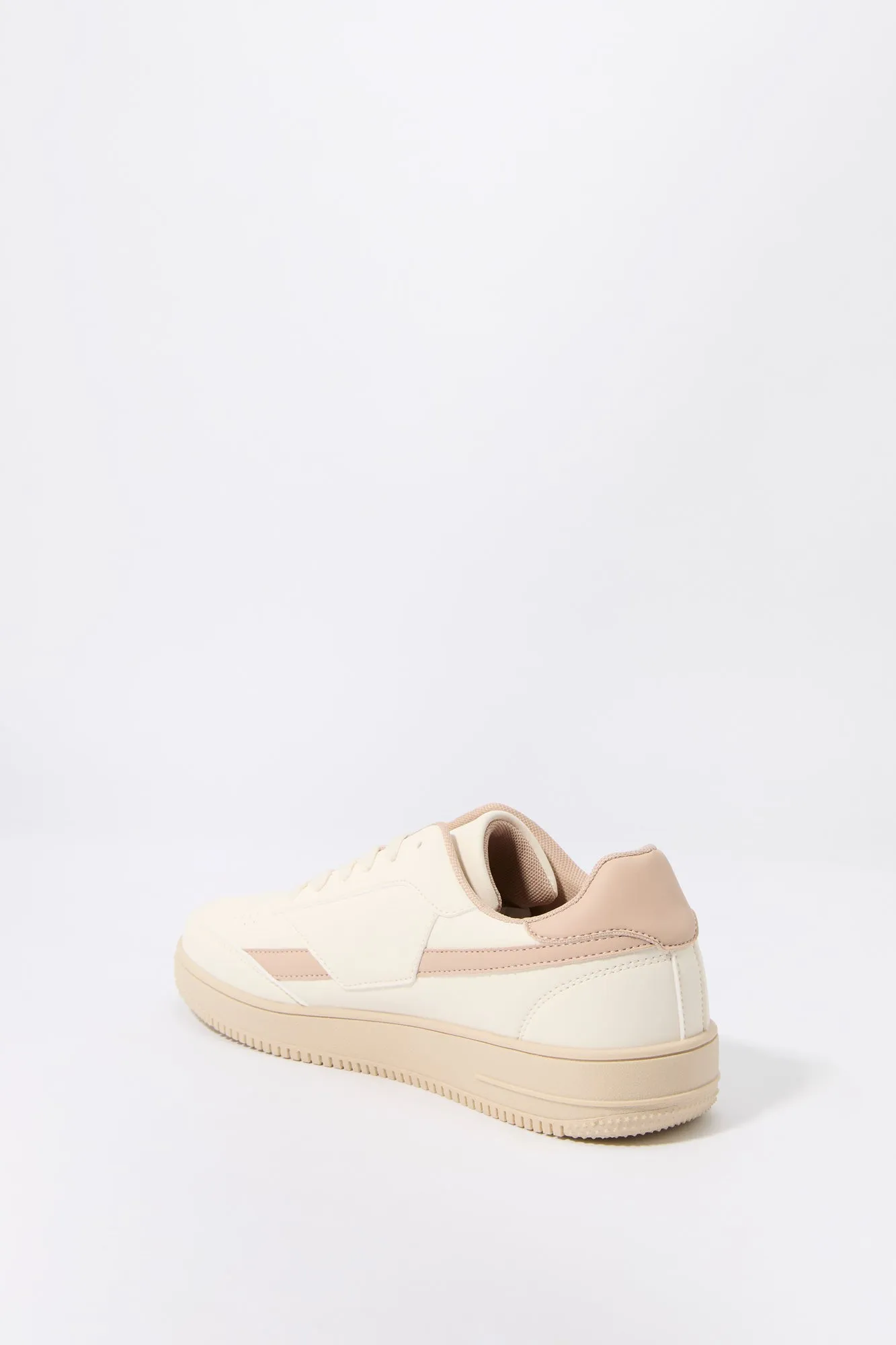 Espadrilles lacées avec blocs de couleurs