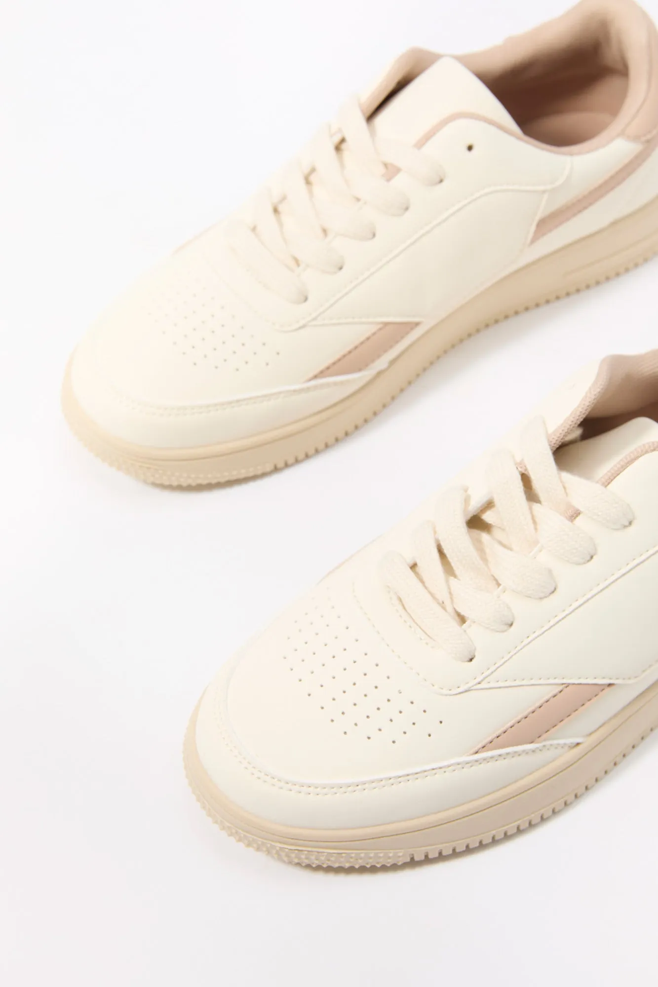 Espadrilles lacées avec blocs de couleurs