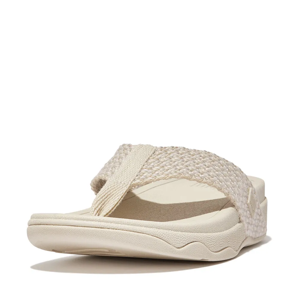 'FitFlop' Women's Surfa Webbing Toe-Post Sandal - Paris Beige