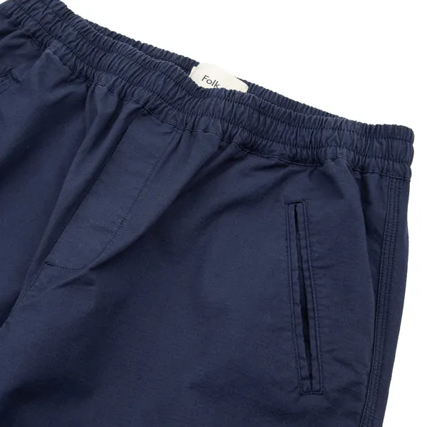 Folk Drawcord Assembly Pant - Soft Navy Ripstop