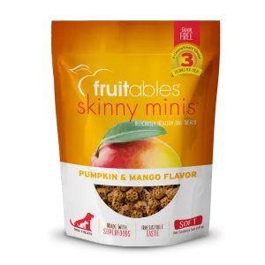 Fruitables Skinny Minis Pumpkin & Mango 5-oz, Dog Treat