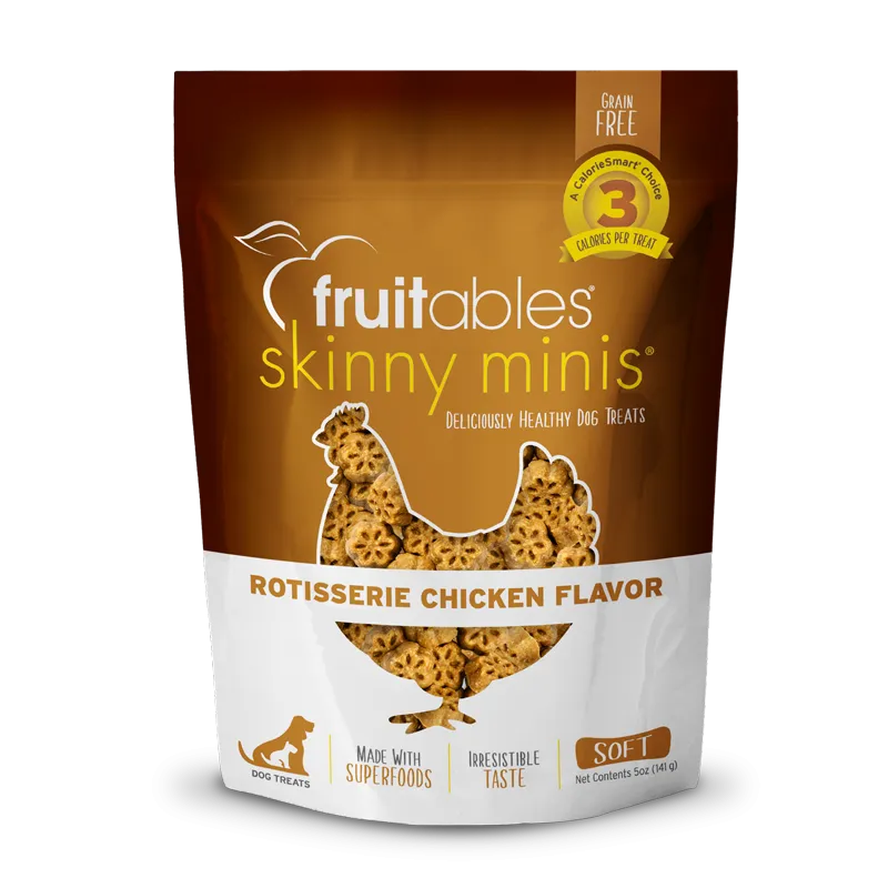 Fruitables Skinny Minis Rotisserie Chicken 5-oz, Dog Treat